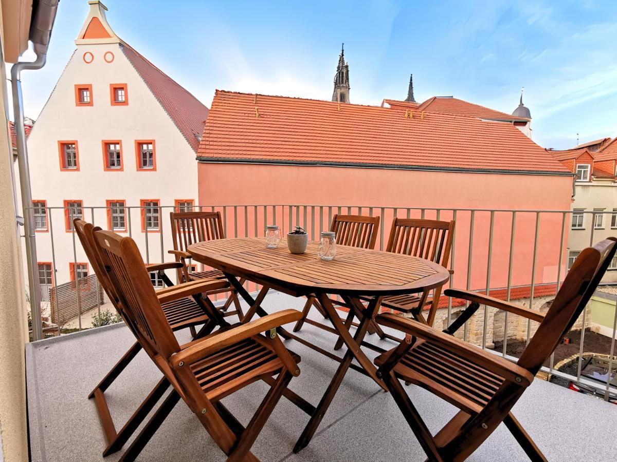 Fynbos Apartments Deluxe, Balkon, Historisch, Parkplatz Meissen Bagian luar foto